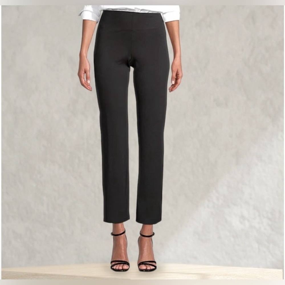 Worthington Womens Fit Solution Ultra Sculpt Ponte Bootcut Pants Size L ,M